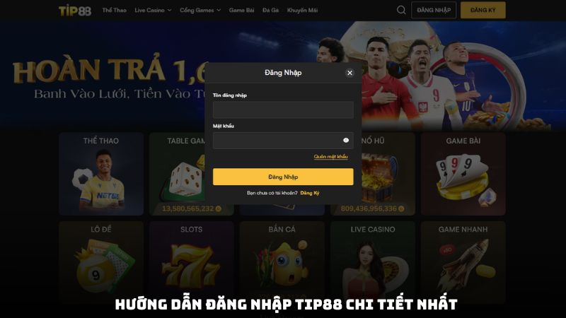Đăng Nhập Tip88 - Hướng Dẫn Chi Tiết Cho Người Mới Bắt Đầu 2 Hướng dẫn đăng nhập Tip88 chi tiết nhất
